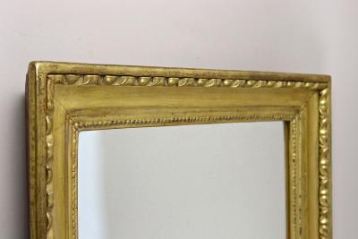 19th Century Biedermeier Gilt Wall Mirror Bulls Eye Bars Austria ca 1830