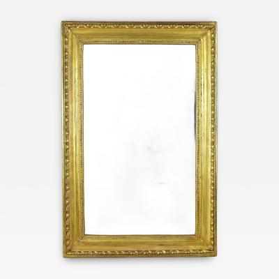 19th Century Biedermeier Gilt Wall Mirror Bulls Eye Bars Austria ca 1830