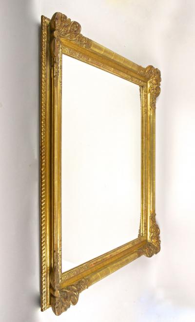 19th Century Biedermeier Gilt Wall Mirror handcarved Austria circa 1860