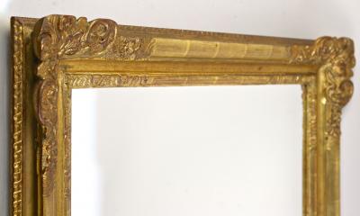 19th Century Biedermeier Gilt Wall Mirror handcarved Austria circa 1860