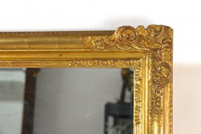 19th Century Biedermeier Gilt Wall Mirror handcarved Austria circa 1860