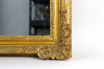 19th Century Biedermeier Gilt Wall Mirror handcarved Austria circa 1860