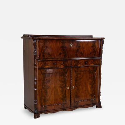 19th Century Biedermeier Mahogany Sideboard Buffet Halfcabinet AT ca 1850