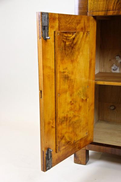 19th Century Biedermeier Nutwood Commode Trumeau Austria circa 1845