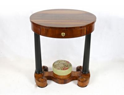 19th Century Biedermeier Nutwood Side Table Hungary circa 1835