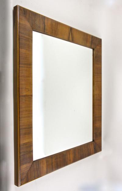 19th Century Biedermeier Nutwood Wall Mirror Austria ca 1840