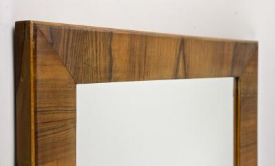 19th Century Biedermeier Nutwood Wall Mirror Austria ca 1840
