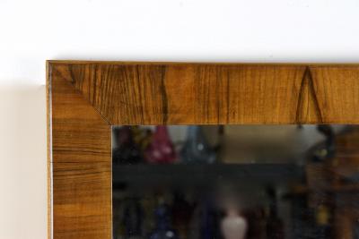 19th Century Biedermeier Nutwood Wall Mirror Austria ca 1840