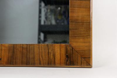 19th Century Biedermeier Nutwood Wall Mirror Austria ca 1840