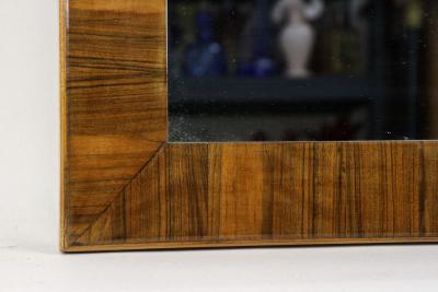 19th Century Biedermeier Nutwood Wall Mirror Austria ca 1840