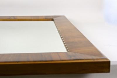 19th Century Biedermeier Nutwood Wall Mirror Austria ca 1840