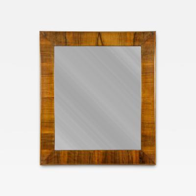 19th Century Biedermeier Nutwood Wall Mirror Austria ca 1840