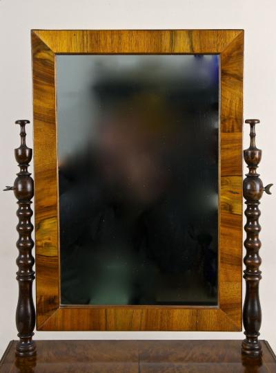 19th Century Biedermeier Table Top Vanity Table With Drawer Austria ca 1850