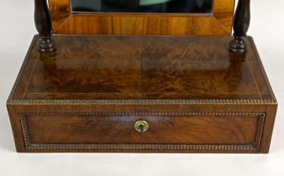 19th Century Biedermeier Table Top Vanity Table With Drawer Austria ca 1850