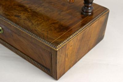 19th Century Biedermeier Table Top Vanity Table With Drawer Austria ca 1850