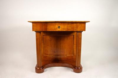 19th Century Biedermeier Wall Console Side Table Cherrywood AT circa 1860