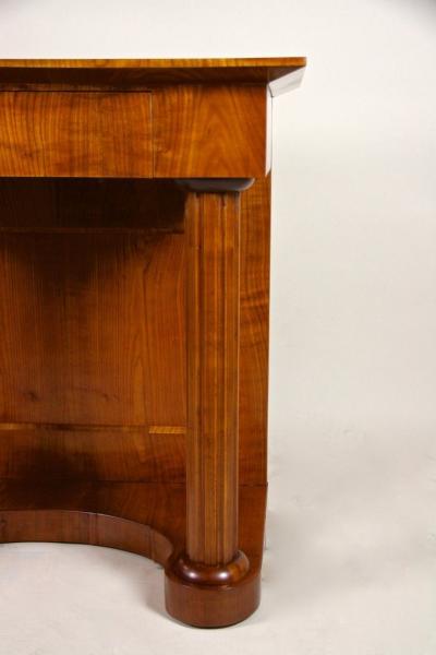 19th Century Biedermeier Wall Console Side Table Cherrywood AT circa 1860