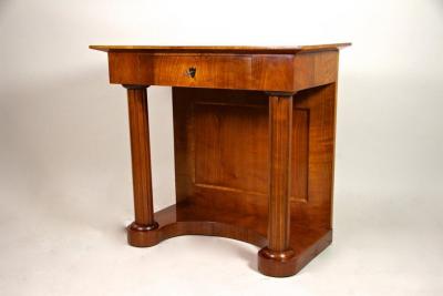 19th Century Biedermeier Wall Console Side Table Cherrywood AT circa 1860