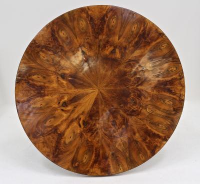 19th Century Biedermeier Walnut Center Dining Table Polished AT ca 1830