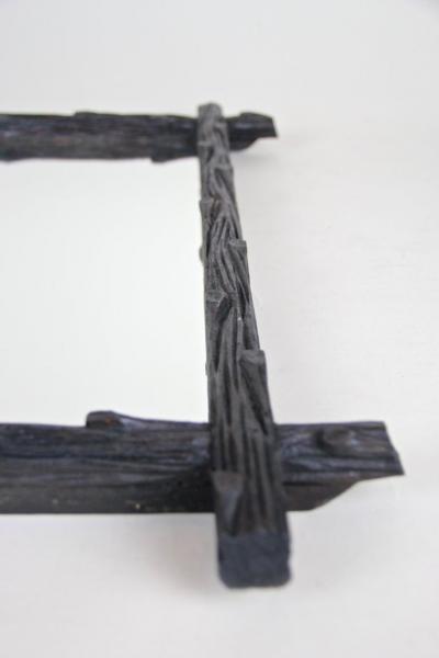 19th Century Black Forest Rustic Wall Mirror Austria circa 1880