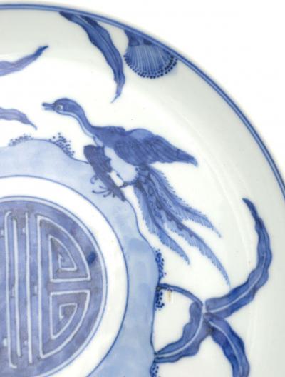 19th Century Blue and White Plate China