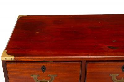 19th Century British Campaign Chest of Drawers