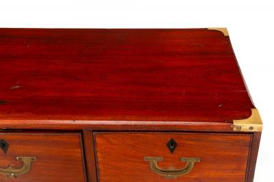 19th Century British Campaign Chest of Drawers
