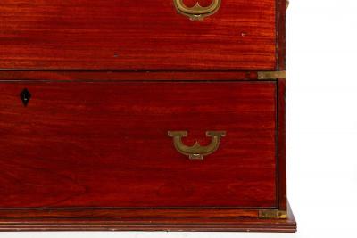 19th Century British Campaign Chest of Drawers