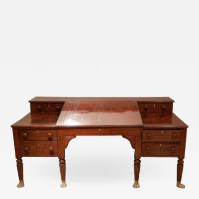 19th Century British Colonial Anglo Indian Architects Desk