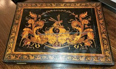 19th Century British Tunbridge Ware Lap Desk