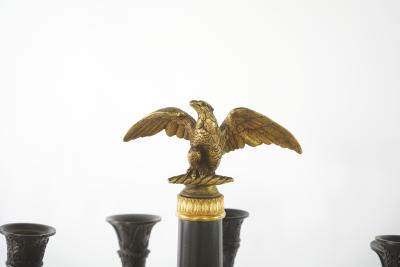 19th Century Bronze Torchiers Candelabras a Pair