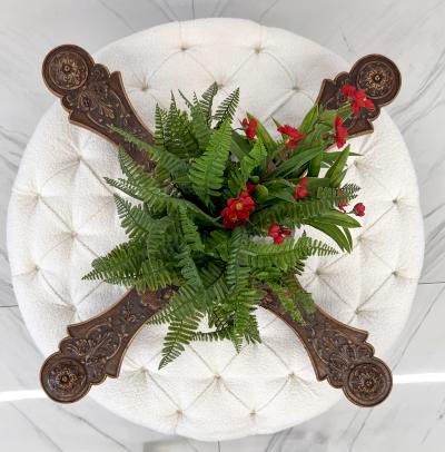 19th Century Carved Conversation Borne Settee T te t te