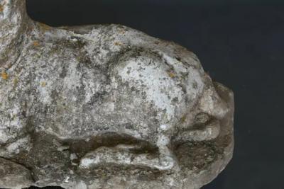 19th Century Cast Stone Majestic Deer