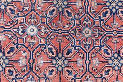 19th Century Central Asian Khotan Samarkand Handwoven Wool Carpet