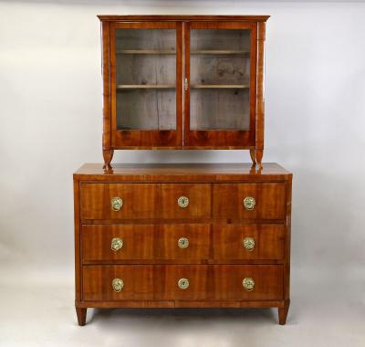 19th Century Cherrywood Biedermeier Chest Of Drawers Buffet Austria ca 1830