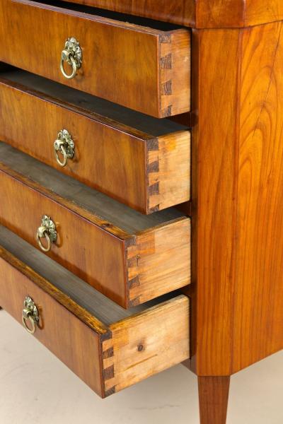 19th Century Cherrywood Chest Of Drawers Biedermeier Period Austria ca 1830