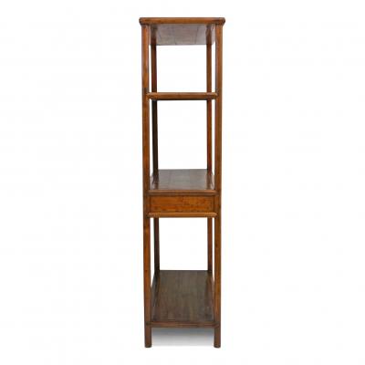 19th Century Chines Wood Etagere