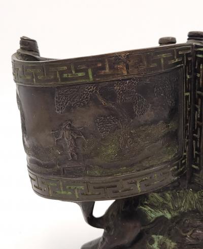 19th Century Chinese Bronze Censer circa 1880