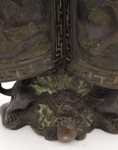 19th Century Chinese Bronze Censer circa 1880