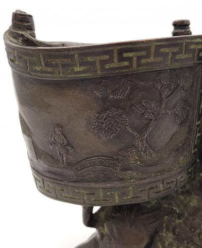 19th Century Chinese Bronze Censer circa 1880