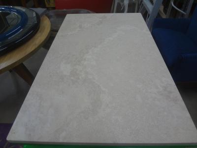 19th Century Chinese Lacquered Console with Travertine Top