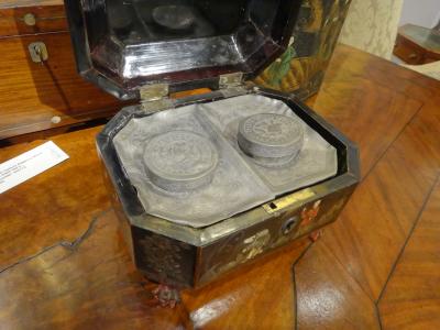 19th Century Chinese Lacquered Tea Caddy