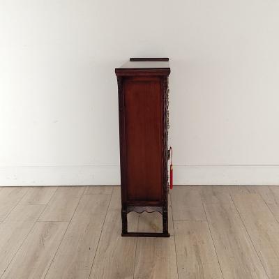 19th Century Chinese Medicine Cabinet in Elm