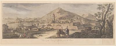 19th Century Colored Engraving of Split Croatia 