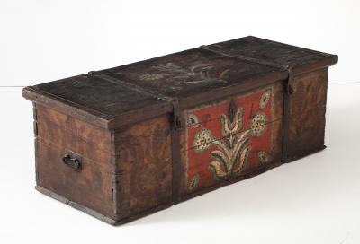 19th Century Dutch Traveling Trunk