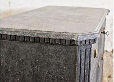 19th Century Ebonized Gustavian Commode
