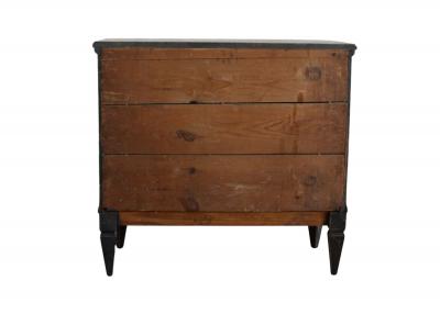 19th Century Ebonized Gustavian Commode