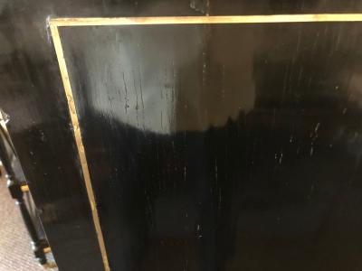 19th Century Edwardian Bouille Inlaid and Bronze Mounted Abattant Chest Desk