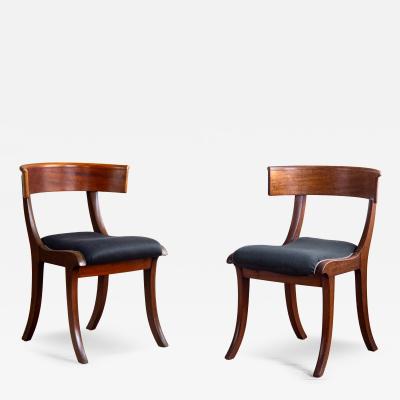 19th Century Empire Klismos Chairs