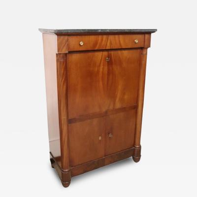 19th Century Empire Secr taire Abattant